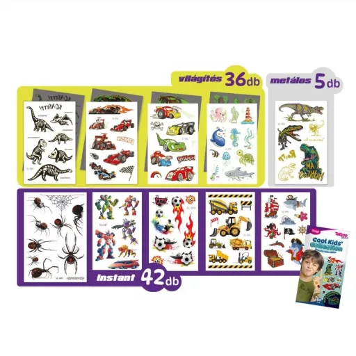 Tytoo Cool Kids Collection tetoválás matrica szett
