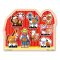 Melissa & Doug Fa készségfejlesztő játék, Puzzle fogantyúval, farm