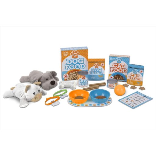 Melissa & Doug Szerepjáték, Kisállat ápoló és etető szett