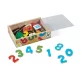   Melissa & Doug, fa készségfejlesztő játék, mágneses számok