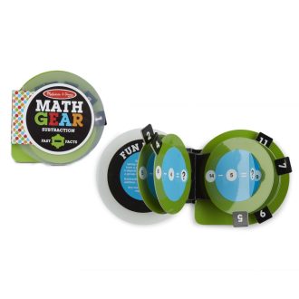   Melissa & Doug, készségfejlesztő játék, számoló korongok, kivonás