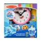   Melissa & Doug fa készségfejlesztő játék, Azúrkék nyomok és te - mágneses óra