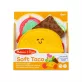   Melissa & Doug bébijáték, Tapintásfejlesztő puha tacoban