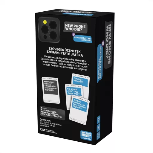 What Do You Meme? New Phone - Who Dis? Cenzúrázatlan tartalom társasjáték
