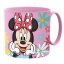 Mikrózható műanyag bögre BPA mentes - Minnie egér - 265 ml