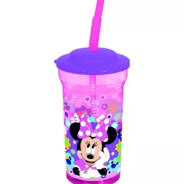   Szívószálas műanyag pohár BPA mentes - Minnie egér - 300ML