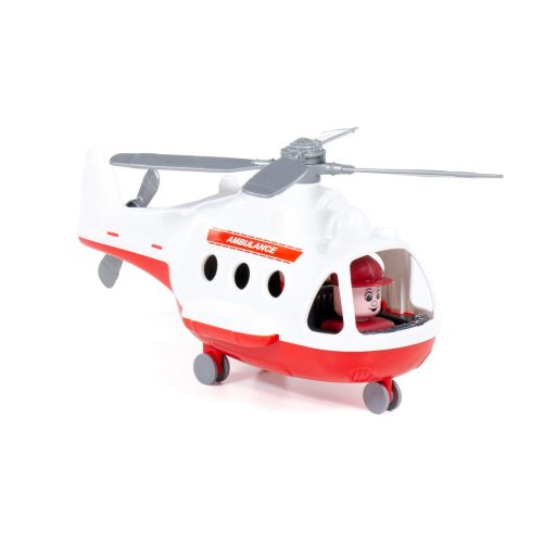 Polesie műanyag alpha mentőhelikopter fehér