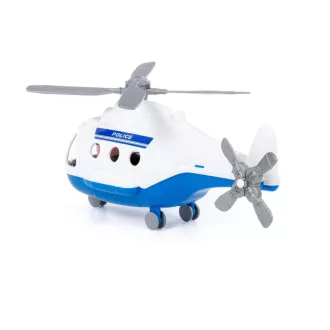 Polesie műanyag alpha rendőrhelikopter fehér