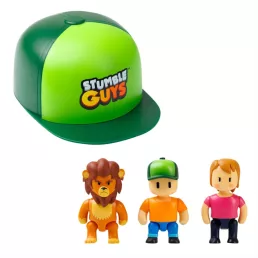 Stumble Guys mini figurák sapkában, 1 db - többféle