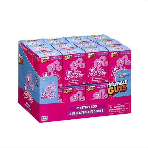 Stumble Guys x Barbie meglepetés mini figura dobozban - 12 féle