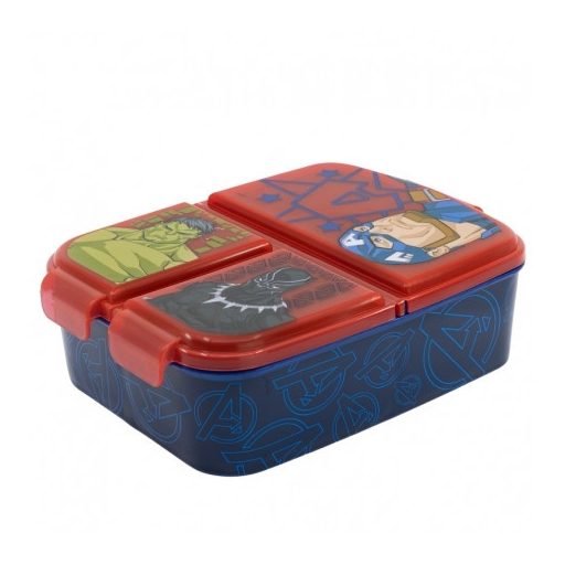 MULTI REKESZES SZENDVICS DOBOZ AVENGERS LEGYŐZHETETLEN ERŐ