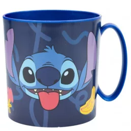 Stitch mikrózható műanyag bögre - 390 ml