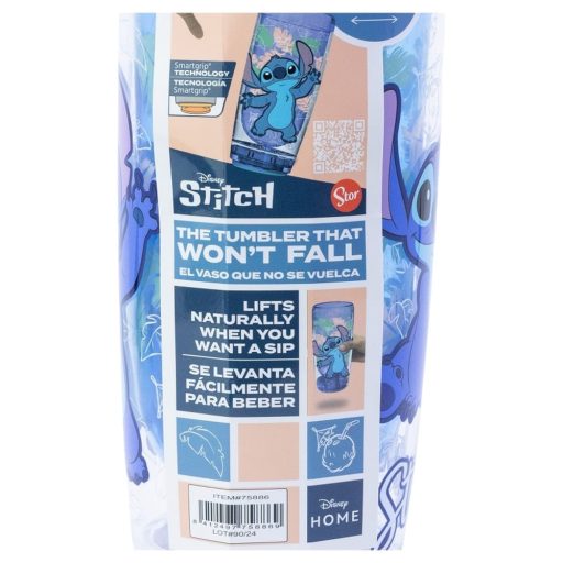 Duplafalú Műanyag Prémium Pohár 705ML Stitch Ohana (SmartGrip technológiával ellátott)
