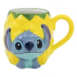3D Kerámia Bögre - Stitch ananász