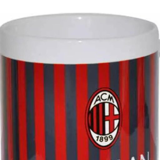 Milan bögre csíkos piros-fekete