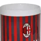 Milan bögre csíkos piros-fekete