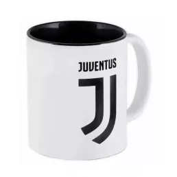 Juventus bögre fekete belső és címer