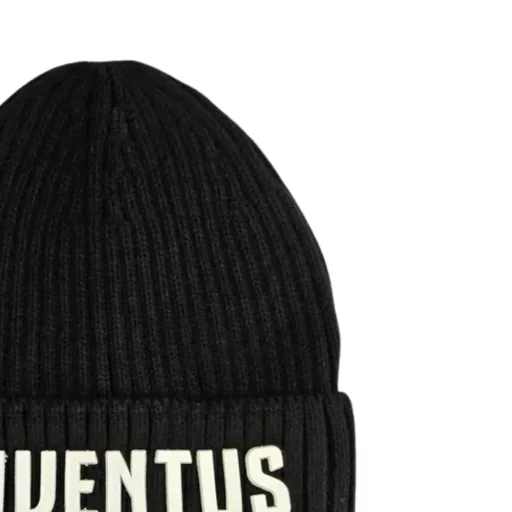 Juventus sapka kötött fekete 3D