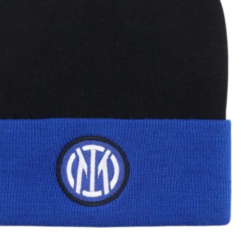 Inter sapka kötött visszahajtható címeres