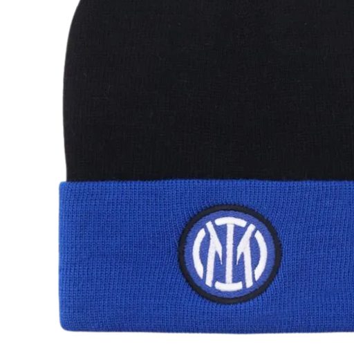 Inter sapka kötött visszahajtható címeres