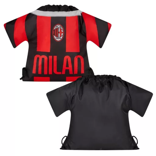 Milan tornazsák fekete csíkos mez alakú