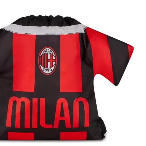Milan tornazsák fekete csíkos mez alakú