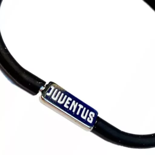 Juventus karkötő fekete szilikon