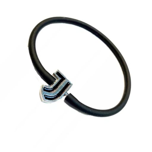 Juventus karkötő fekete szilikon