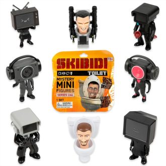 Skibidi WC meglepetés mini figura, 1. sorozat, 6 cm