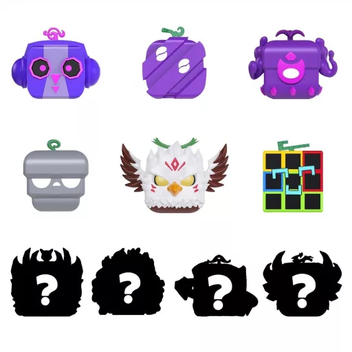 PhatMojo Blox Fruits meglepetés mini figura, 3. széria - DLC kóddal