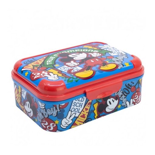 Mickey egér nagy rekeszes szendvicses doboz gyerekeknek
