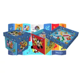   Mickey Egér Játéktároló kosár 20L (4 az 1 ben társasjáték,tároló,napellenző,szék)