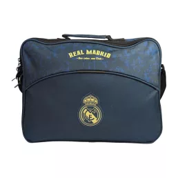 Real Madrid iskolatáska, oldaltáska sötétkék