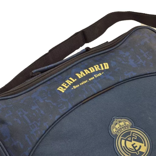 Real Madrid iskolatáska, oldaltáska sötétkék