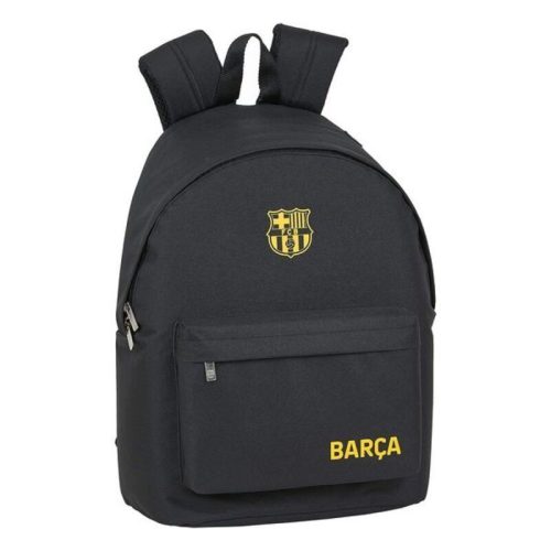 Barcelona hátizsák, iskolatáska fekete-sárga
