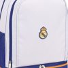 Real Madrid hátizsák, iskolatáska cipőtartós fehér-kék
