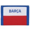 Barcelona pénztárca tépőzáras kék címeres