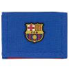 Barcelona pénztárca tépőzáras kék címeres