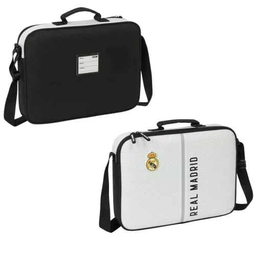 Real Madrid oldaltáska, iskolatáska nagy fehér 2026