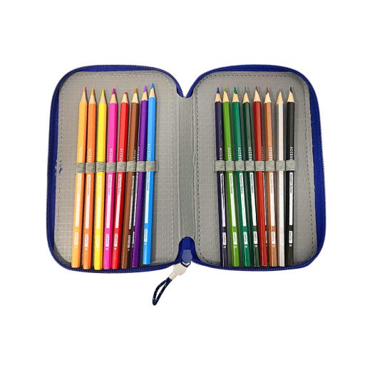 Barcelona tolltartó teli tripla 37 db-os kék