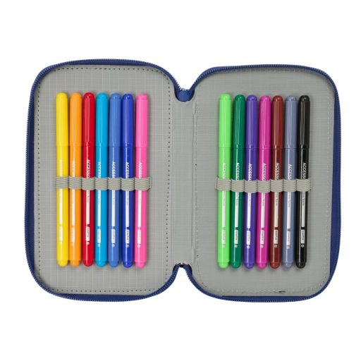 Barcelona tolltartó teli tripla 37 db-os kék