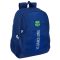 Barcelona hátizsák, iskolatáska 2 zippes kék