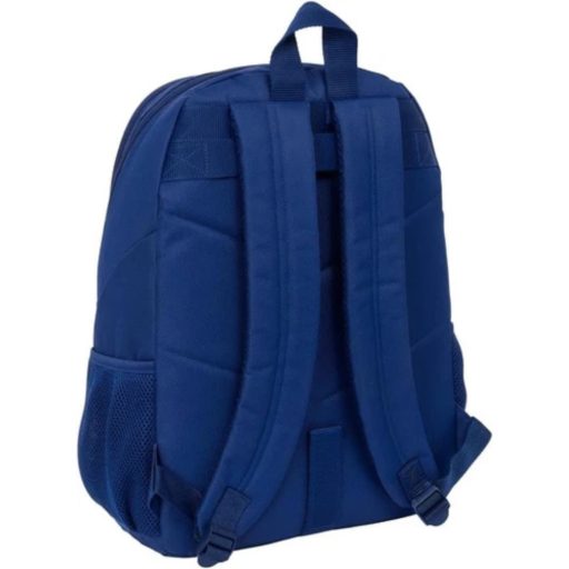 Barcelona hátizsák, iskolatáska 2 zippes kék