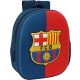Barcelona hátizsák 3D kék-piros