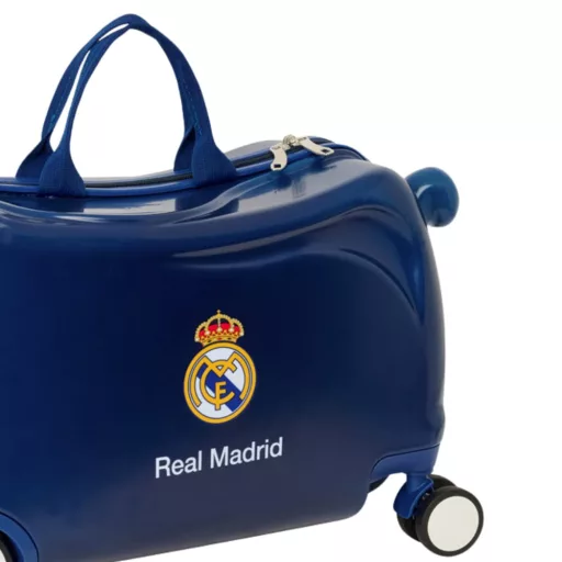 Real Madrid bőrönd gyerek ráülős kék