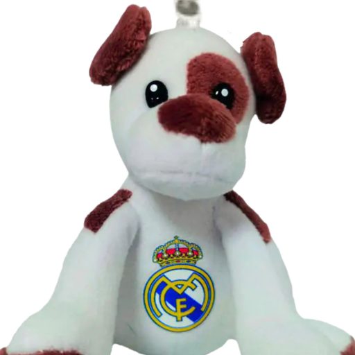 Real Madrid kulcstartó plüss kutya