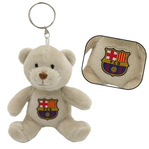 Barcelona kulcstartó plüss maci