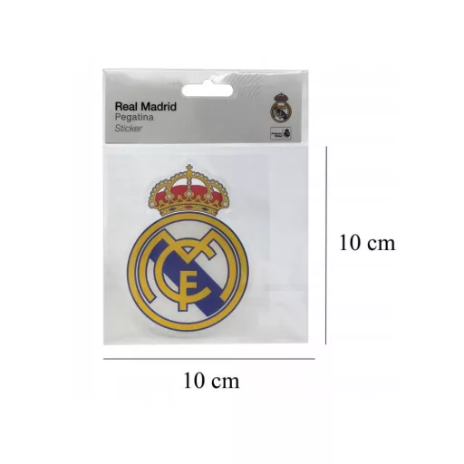 Real Madrid matrica címeres 10 cm