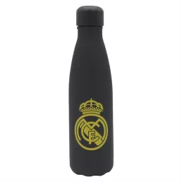   Rozsdamentes, duplafalú acél kulacs, fekete-arany - Real Madrid