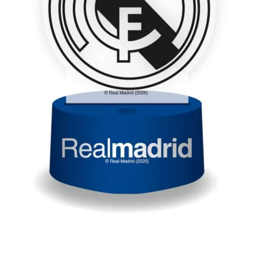 Real Madrid lámpa 3D hangulatvilágítás